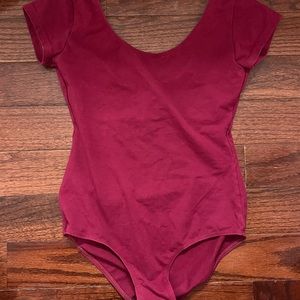 MAROON BODYSUIT